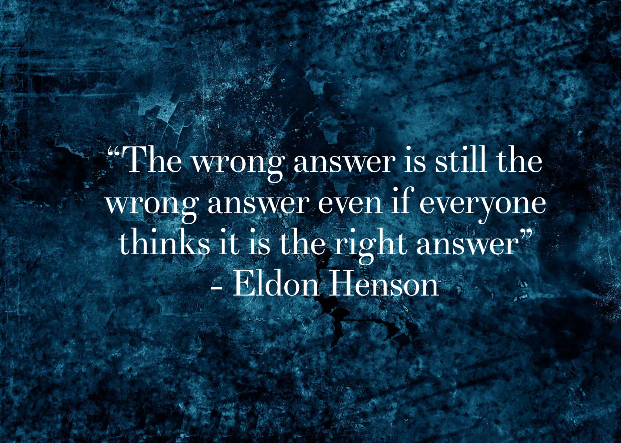 Build Consensus Quote “Consensus management” is a poor excuse for leadership – Eldon's Porch